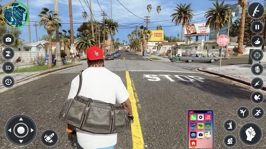 Gangster Crime City Mafia Game - Gameplay image of android game