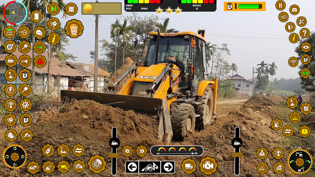 US Snow Excavator JCB Game - عکس بازی موبایلی اندروید