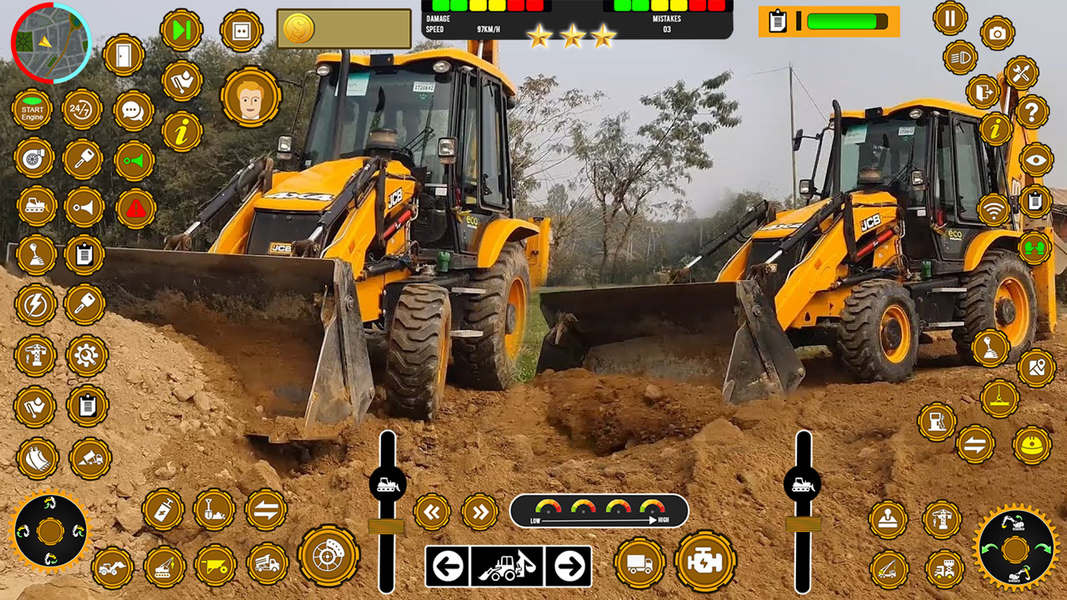 US Snow Excavator JCB Game - عکس بازی موبایلی اندروید