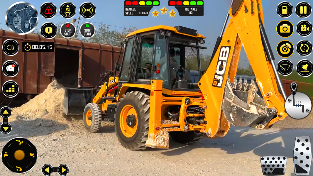 JCB Excavator Simulator Games - عکس بازی موبایلی اندروید