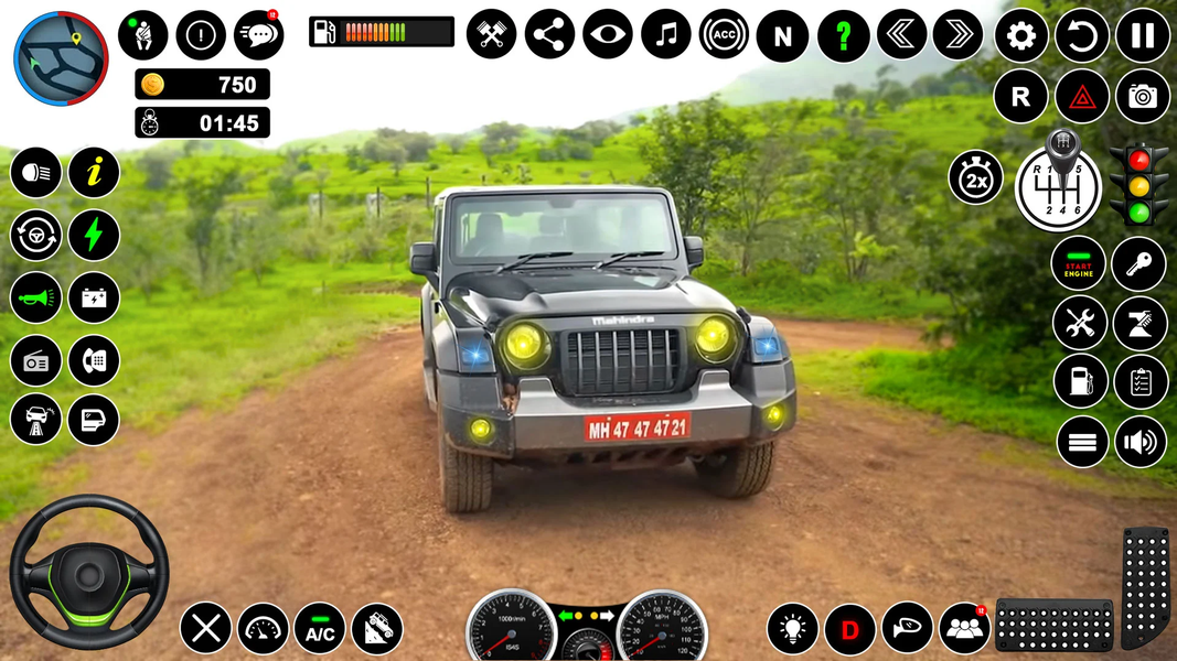 Indian Jeep Driving Simulator - عکس بازی موبایلی اندروید