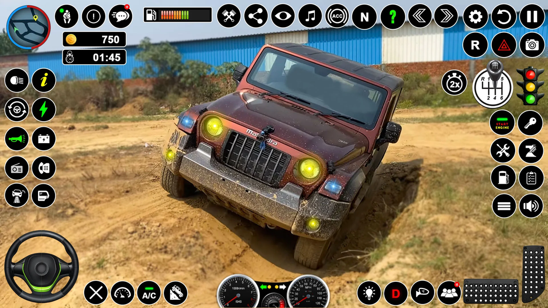 Indian Jeep Driving Simulator - عکس بازی موبایلی اندروید