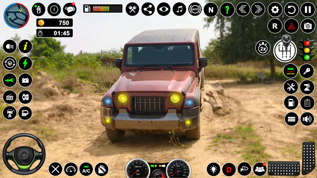 Indian Jeep Driving Simulator - عکس بازی موبایلی اندروید