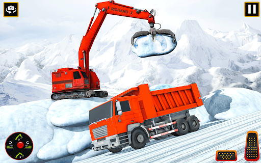 Snow Excavator Simulator Game - عکس برنامه موبایلی اندروید