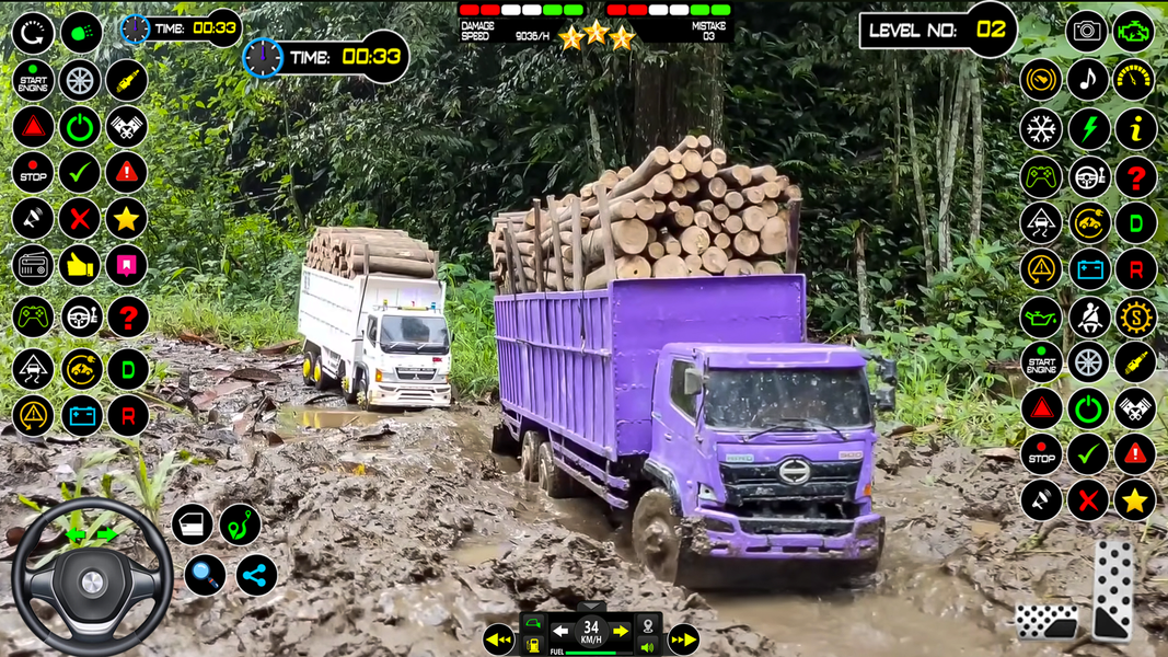 Mud Truck Games Simulator 4x4 - عکس بازی موبایلی اندروید