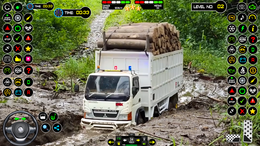 Mud Truck Games Simulator 4x4 - عکس بازی موبایلی اندروید