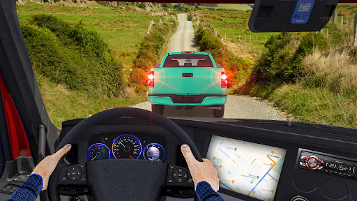 Uphill pickup truck simulator - Image screenshot of android app