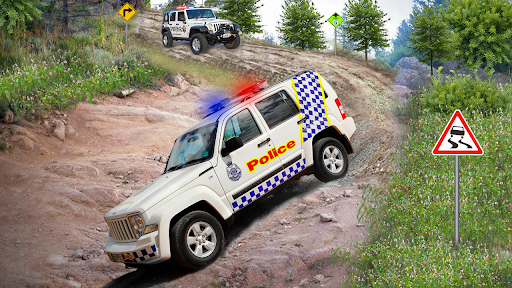Police Car Thief Chase Sim - Image screenshot of android app