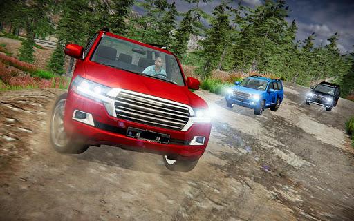 Offroad Prado Car 4X4 Mountain Drift Drive 3D - Gameplay image of android game