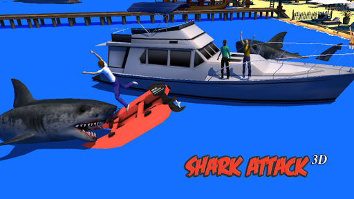 Shark Attack 3D Simulator - عکس بازی موبایلی اندروید