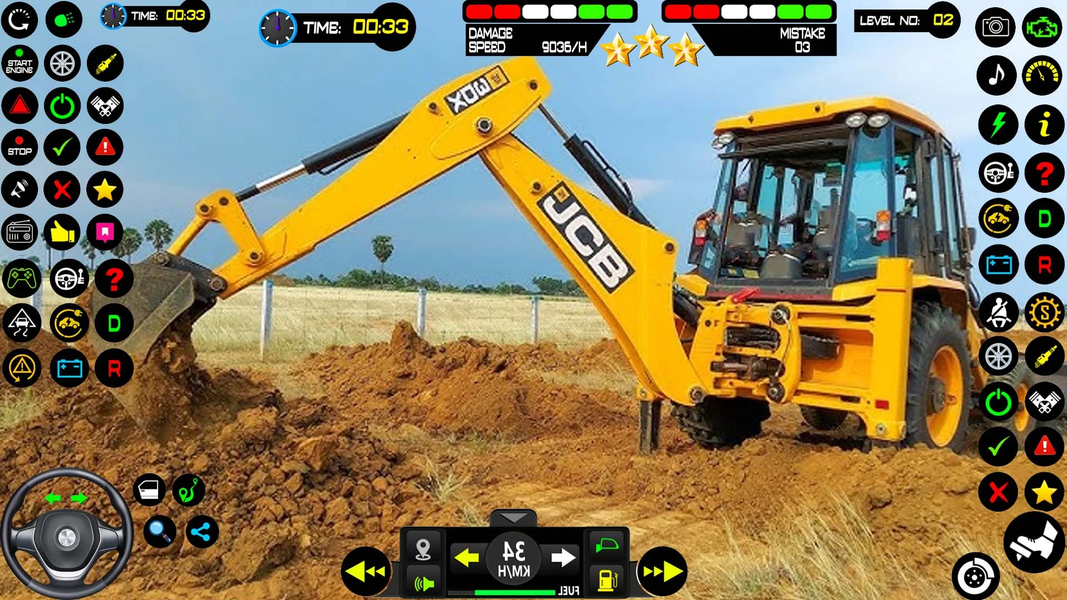 Real Snow Excavator - JCB - عکس بازی موبایلی اندروید