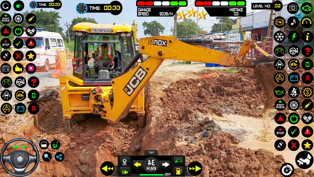 Real Snow Excavator - JCB - عکس بازی موبایلی اندروید