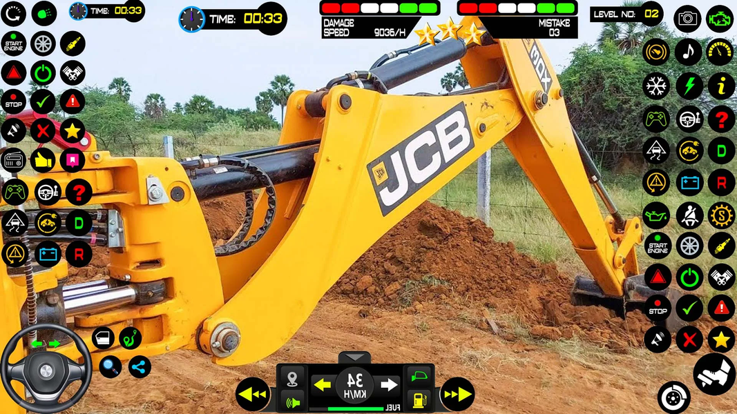 Real Snow Excavator - JCB - عکس بازی موبایلی اندروید