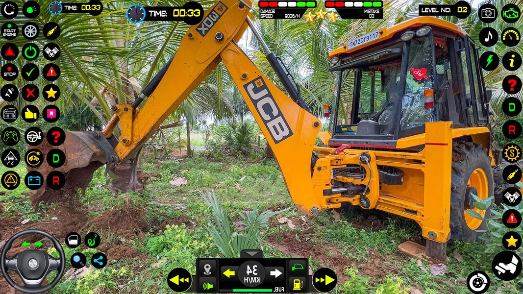 Real Snow Excavator - JCB - عکس بازی موبایلی اندروید
