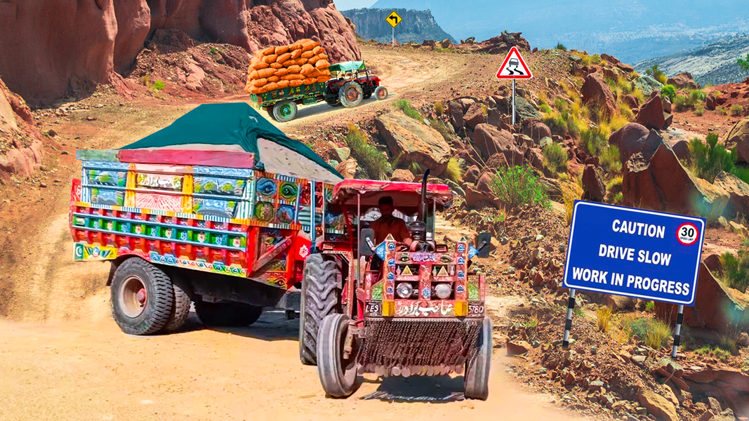 Farming Real Tractor Trolley - عکس بازی موبایلی اندروید