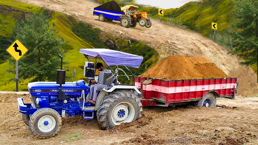 Farming Real Tractor Trolley - عکس بازی موبایلی اندروید