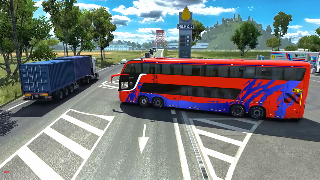 Universal Bus Simulator Games - Gameplay image of android game