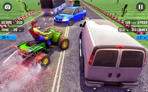 Quad ATV Traffic Racer - Gameplay image of android game