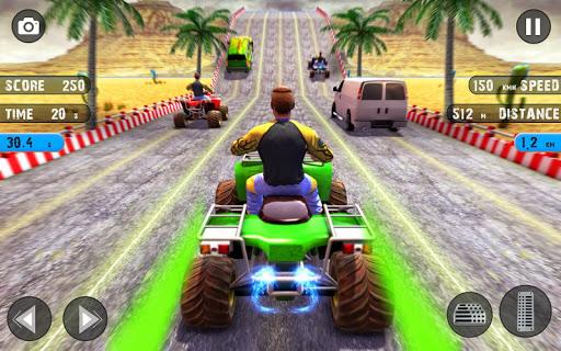 Quad ATV Traffic Racer - Gameplay image of android game
