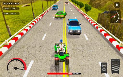 Quad ATV Traffic Racer - عکس بازی موبایلی اندروید