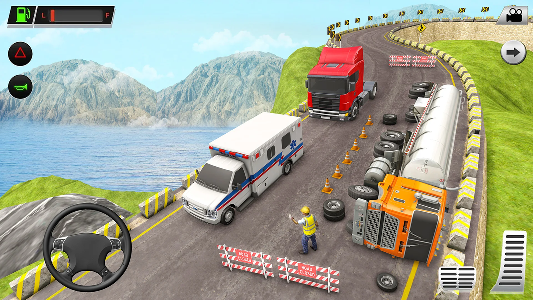 Oil Tanker Truck: Truck Games - Gameplay image of android game