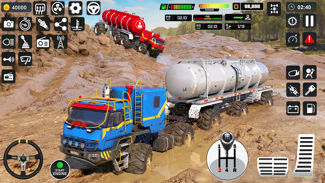 Oil Tanker Truck: Truck Games - Gameplay image of android game