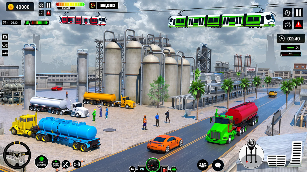 Oil Tanker Truck: Truck Games - Gameplay image of android game