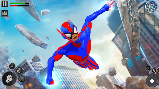 Flying Superhero: Spider Games - عکس بازی موبایلی اندروید