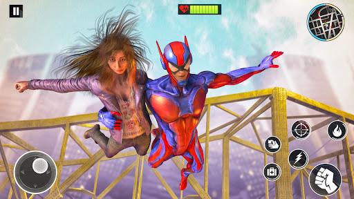 Spider Rope Man Superhero Game - Gameplay image of android game