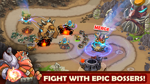 King Of Defense: Merge TD - Gameplay image of android game