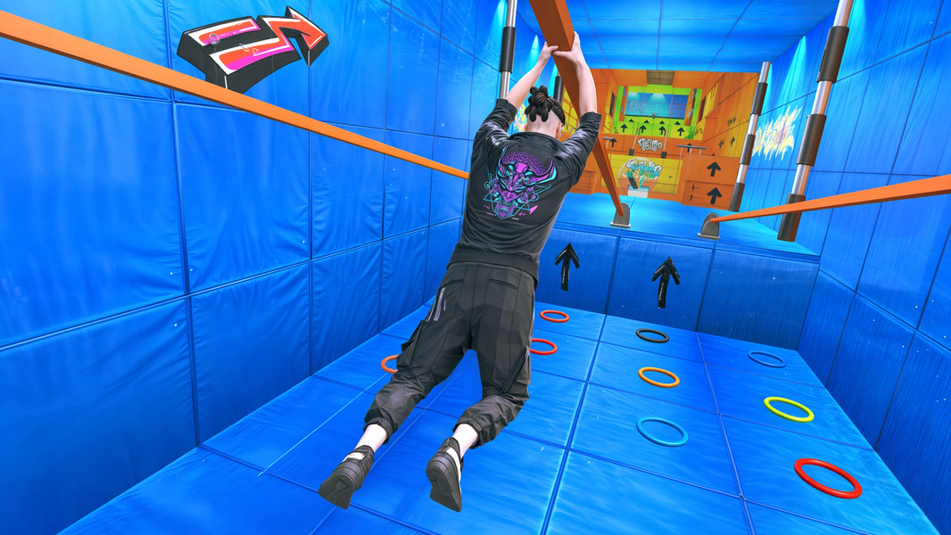 Going Up Jump Parkour Rooftop - Gameplay image of android game