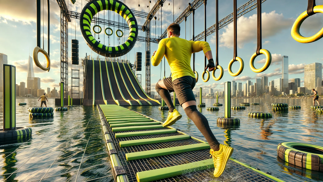 Going Up Jump Parkour Rooftop - Gameplay image of android game