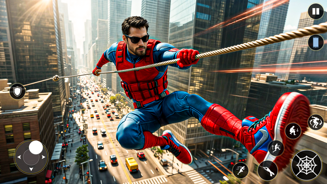 Spider Fight 3D Hero Game - Gameplay image of android game