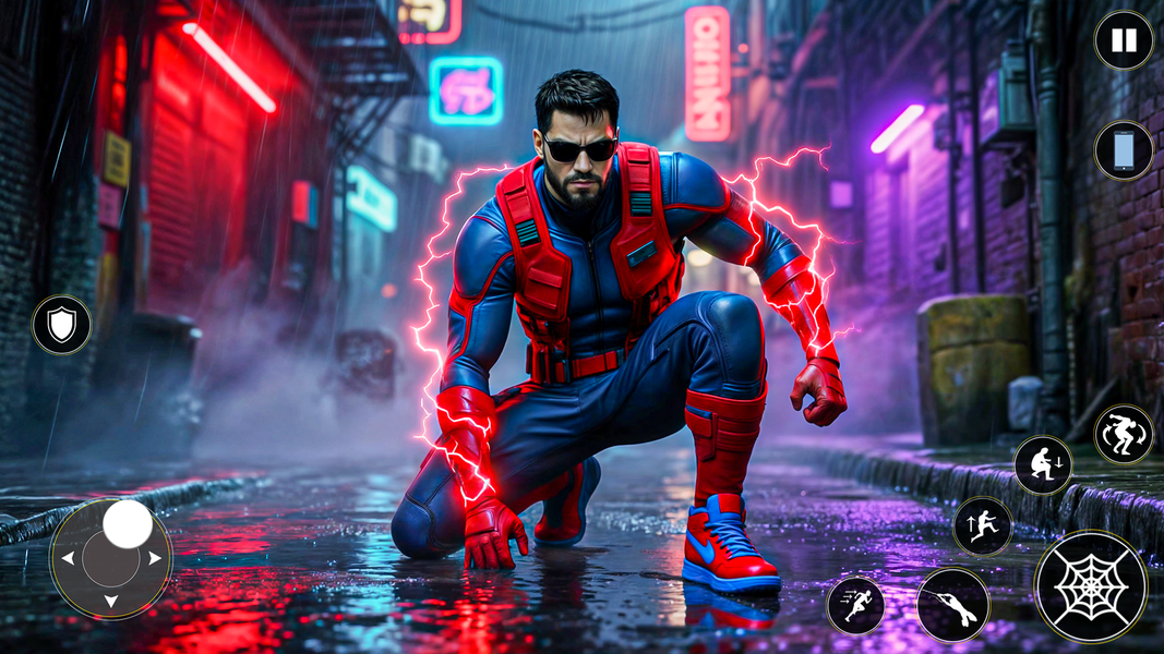 Spider Fight 3D Hero Game - Gameplay image of android game