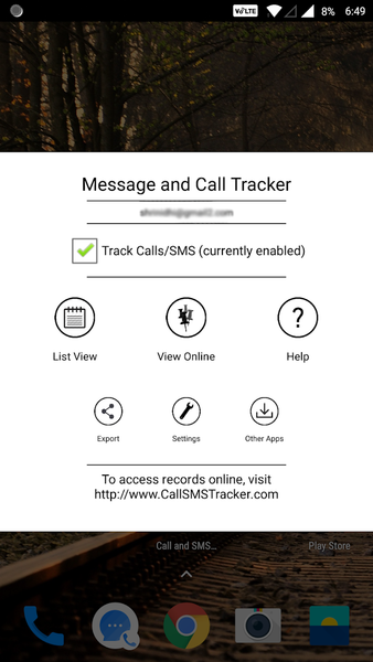 Message and Call Tracker - عکس برنامه موبایلی اندروید