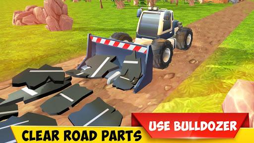 Road Construction Excavator 3D - Gameplay image of android game