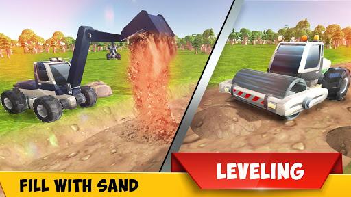 Road Construction Excavator 3D - Gameplay image of android game