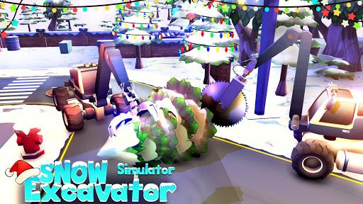 Snow Excavator Truck Simulator - Gameplay image of android game