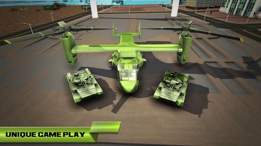Army Tank Transport Truck Game - Gameplay image of android game