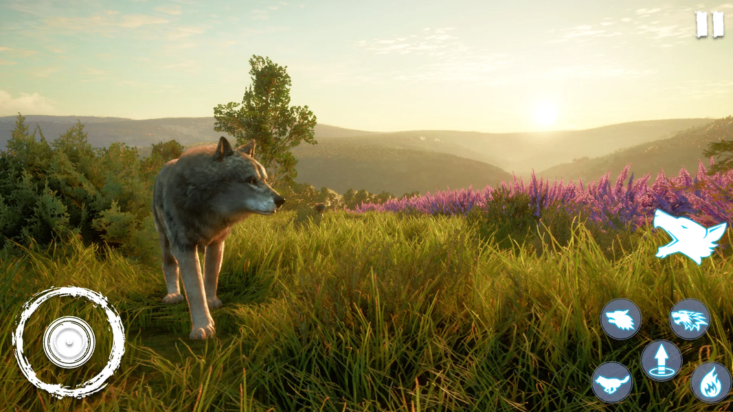 Wild Wolf Games - Animal Games - Gameplay image of android game