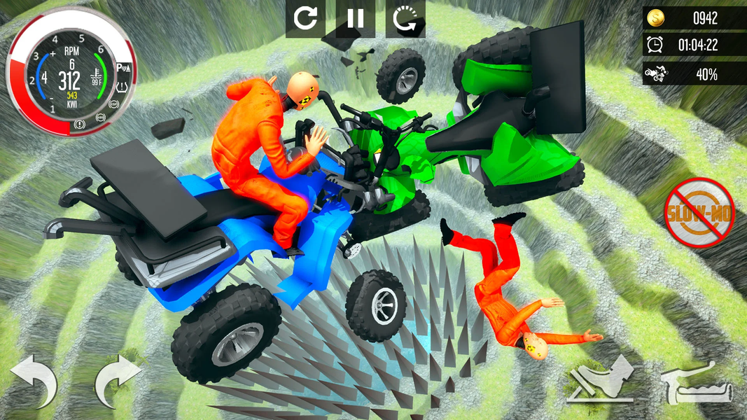Bike Crash Beam Drive 3D: Deat - Gameplay image of android game