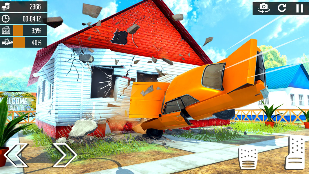 Car Crash Accident Sim: City B - عکس بازی موبایلی اندروید