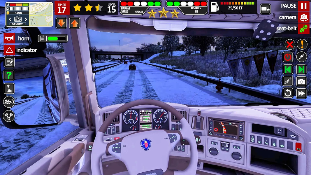 Real Truck Driving Truck Game - Gameplay image of android game