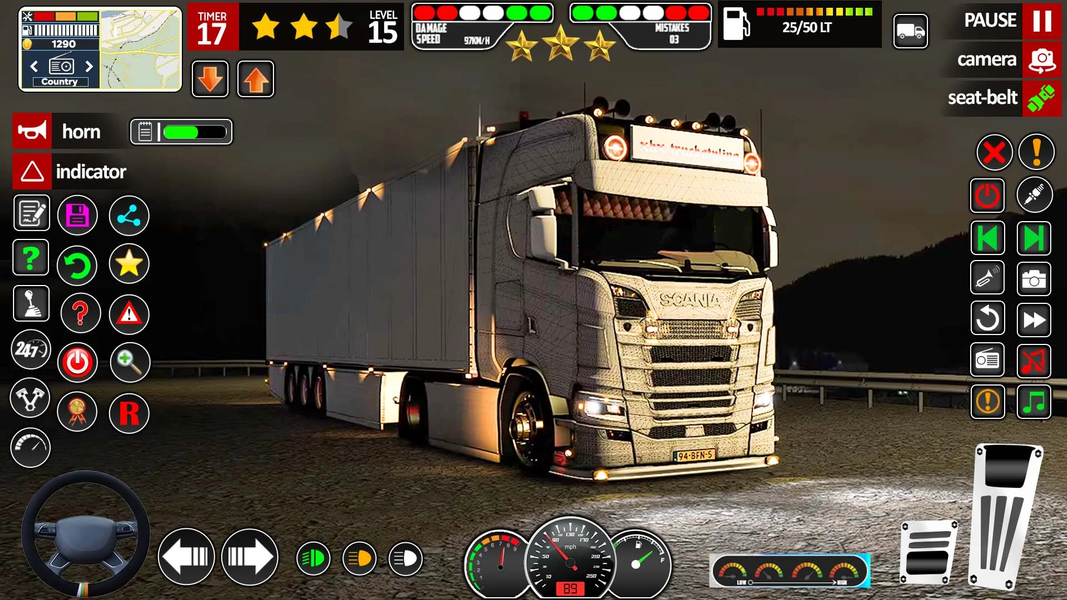 Real Truck Driving Truck Game - Gameplay image of android game