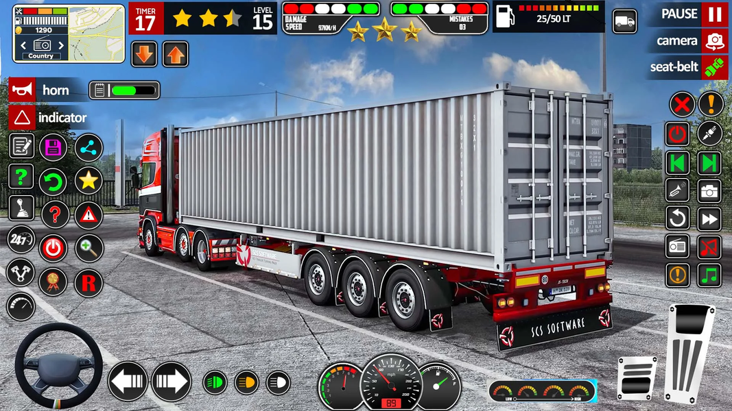 Real Truck Driving Truck Game - عکس بازی موبایلی اندروید