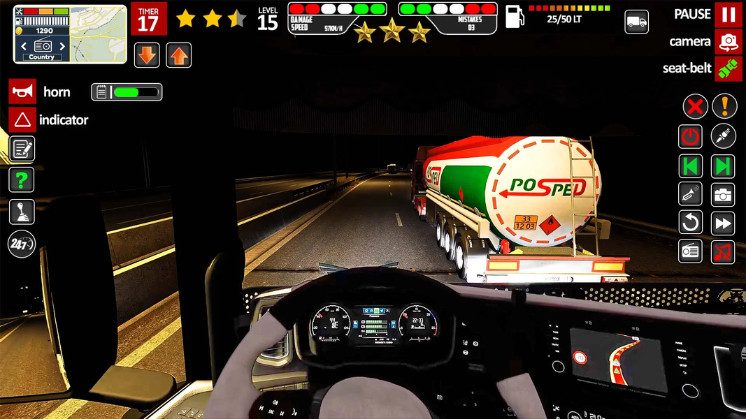 Real Truck Driving Truck Game - عکس بازی موبایلی اندروید