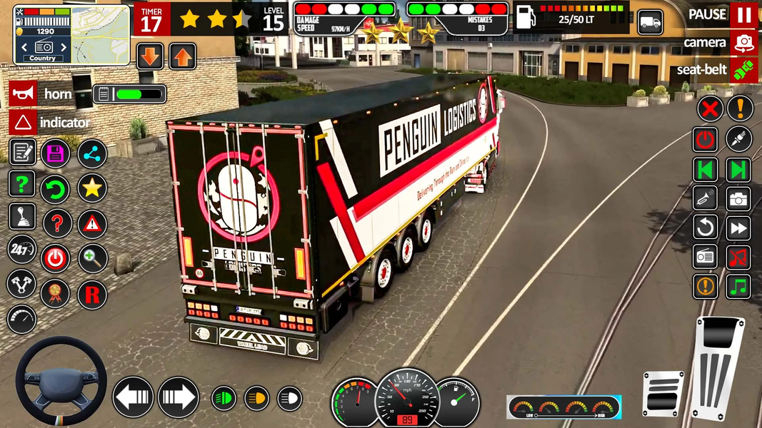 Real Truck Driving Truck Game - عکس بازی موبایلی اندروید