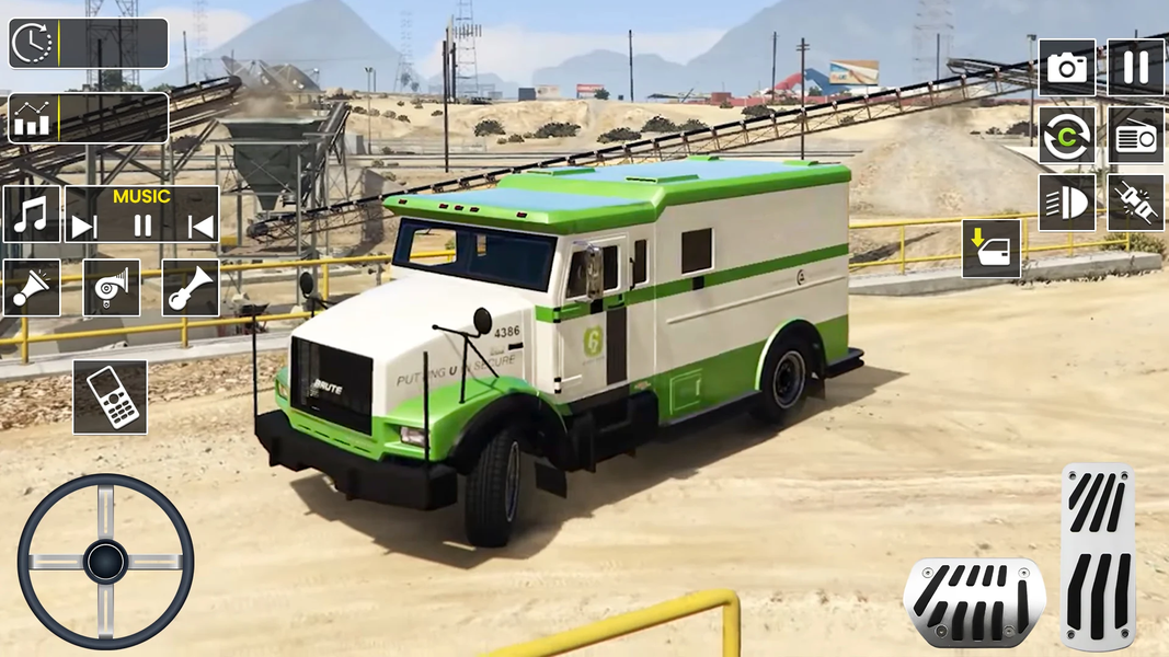 Cash Transport Van Driving - Gameplay image of android game