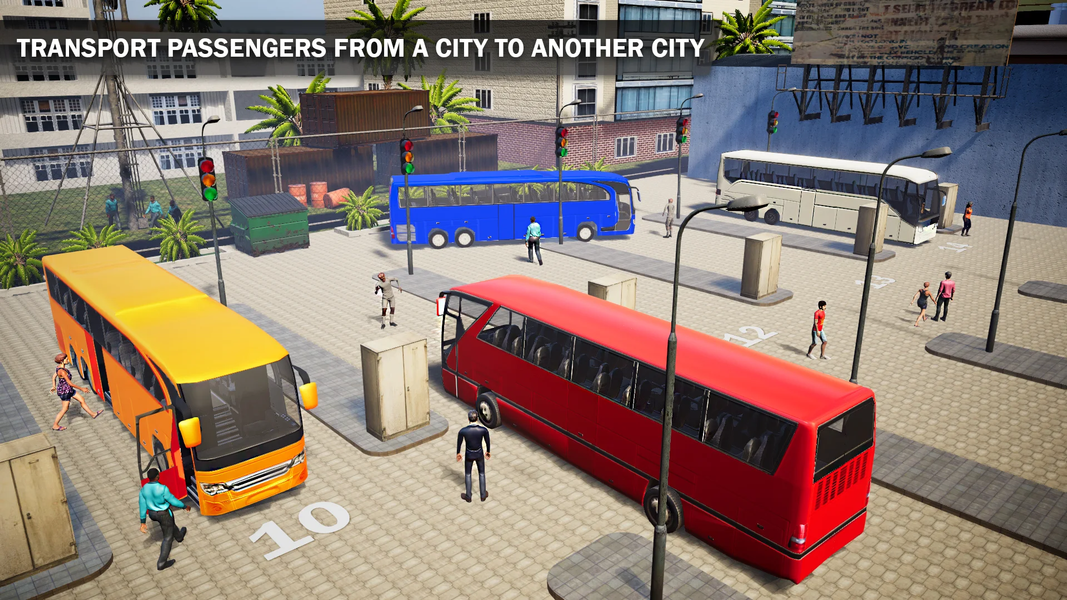 Bus Driving Sim-Offroad Coach - Gameplay image of android game