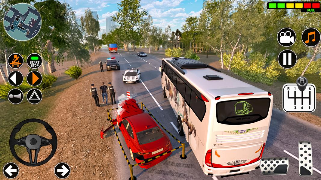 Bus Simulator Games: Bus Games - Gameplay image of android game